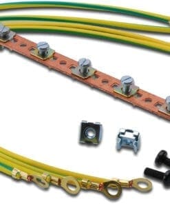 DIGITUS Potential-Ausgleichsschiene 4 Zugbügel Erdungskit