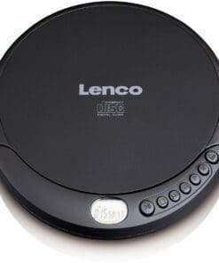 LENCO CD-010 CD Player/Discman mit Ladefunktion, schwarz