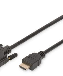 DIGITUS HDMI-Adapterkabel Typ A-DVI(18+1) St/St, 2.0m, Full HD