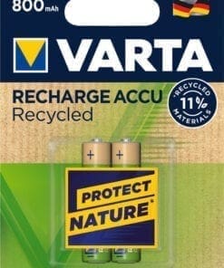 VARTA Recharge Akku Recycled AAA Micro 2er 800mAh