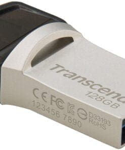 Transcend 128GB JetFlash 890 USB 3.1 Pen Drive, Silber