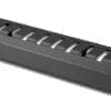 DIGITUS 1HE Kabelmanage. Käfig abnehmbare Rückblende, Schwarz Das Kabelführungspanel wird an den 483 mm (19 Zoll)-Profilschienen befestigt. Eine abnehmbare Rückblende erleichtert den Zugang zu verlegten Rangierkabeln. Ein optimales Kabelmanagement in Ihrem 483 mm (19 Zoll) Netzwerk- oder Serverschrank ist garantiert.