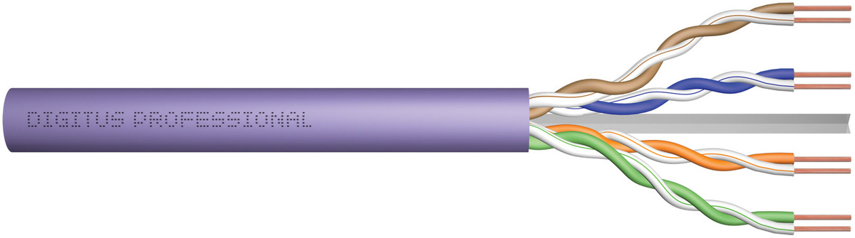 DIGITUS Cat.6 U/UTP Installationskabel 250 MHz 305m Simplex DIGITUS Cat.6 U/UTP Installationskabel 250 MHz 305m Simplex