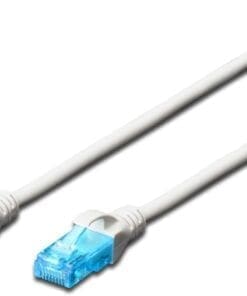 DIGITUS CAT 5e U-UTP Patchk. PVC AWG 26/7, 0,5 m, WS