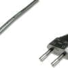 DIGITUS Netzanschlusskabel, Euro - C7 St/Bu, 1.8m Die DIGITUS Patchkabel wurden speziell entwickelt um allen Ansprüchen in den verschiedenen Anwendungsbereichen in vollem Umfang gerecht zu werden. Jedes Kabel ist mit einer angespritzten Knickschutztülle mit Zugentlastung ausgestattet. Außerdem besitzt die Tülle einen Rasthebelschutz, welcher das Verhaken der Kabel sowie das Abbrechen des Rasthebels vom Stecker verhindert. Eine einfache Identifizierung der Kategorie 5e wird durch die blaue Einfärbung der Stecker ermöglicht.
