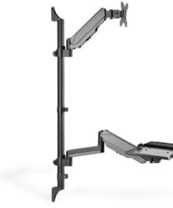 DIGITUS Flex. Steh/Sitz Arbeitsplatz Wandmont. Single Monitor