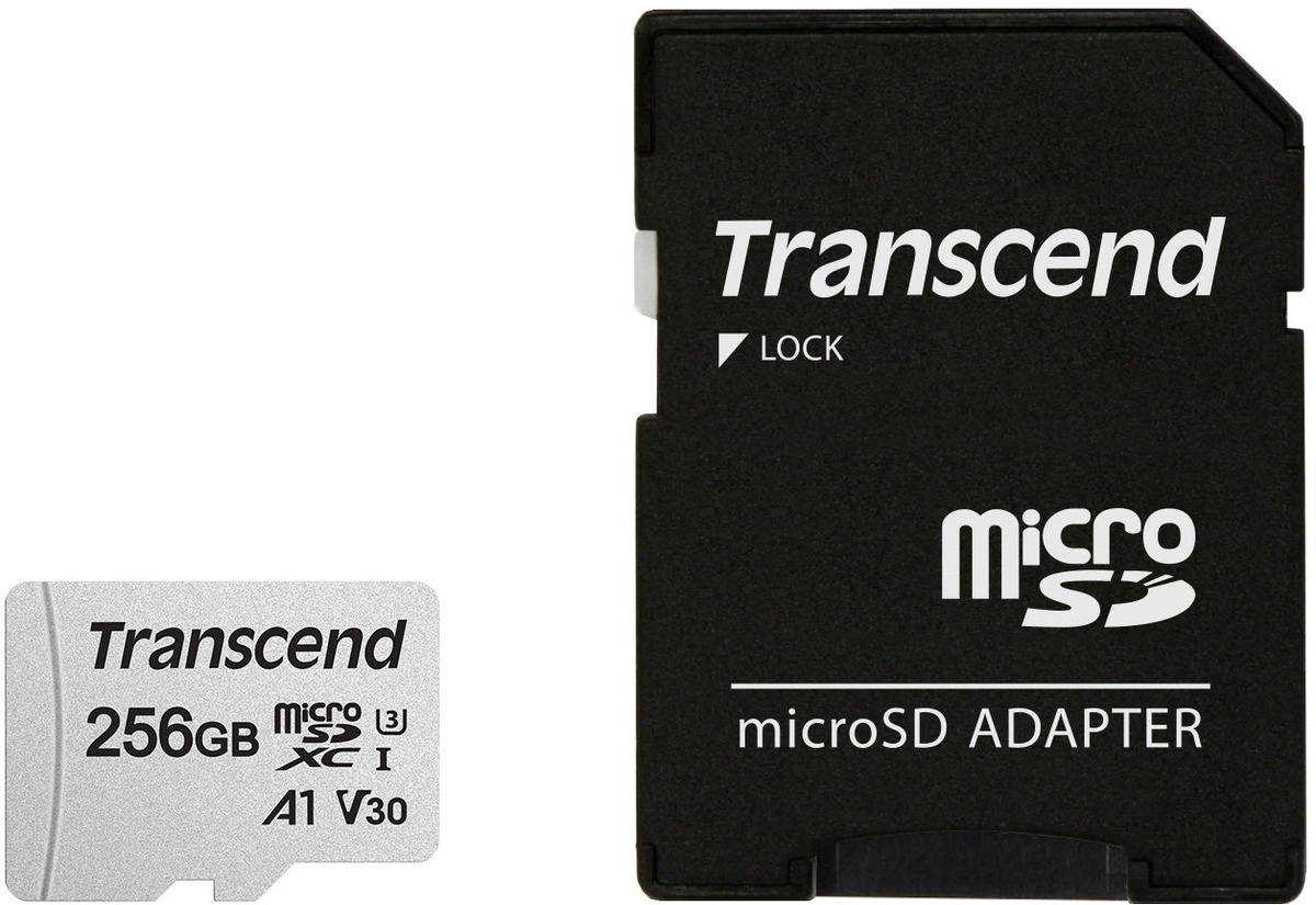 Transcend microSDXC 256GB Premium 300S Class 10 + SD-Adapter Transcend microSDXC 256GB Premium 300S Class 10 + SD-Adapter