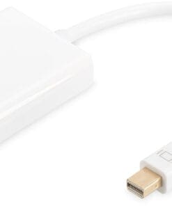 ASSMANN DisplayPort Adapterkabel mini DP-DVI 0.15m DP1.1a weiß