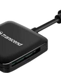 Transcend SD/microSD Kartenlesegerät USB 3.2 Gen 1, schwarz