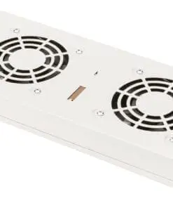 DIGITUS Dachlüftereinheit 19"-2 Lüfter, Thermostat, Grau