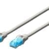 Die DIGITUS Patchkabel wurden speziell entwickelt um allen Ansprüchen in den verschiedenen Anwendungsbereichen in vollem Umfang gerecht zu werden. Jedes Kabel ist mit einer angespritzten Knickschutztülle mit Zugentlastung ausgestattet. Außerdem besitzt die Tülle einen Rasthebelschutz, welcher das Verhaken der Kabel sowie das Abbrechen des Rasthebels vom Stecker verhindert.