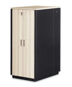 DIGITUS SOUNDproof Schrank 2110x750x1130 Holzoberflä. Ahorn