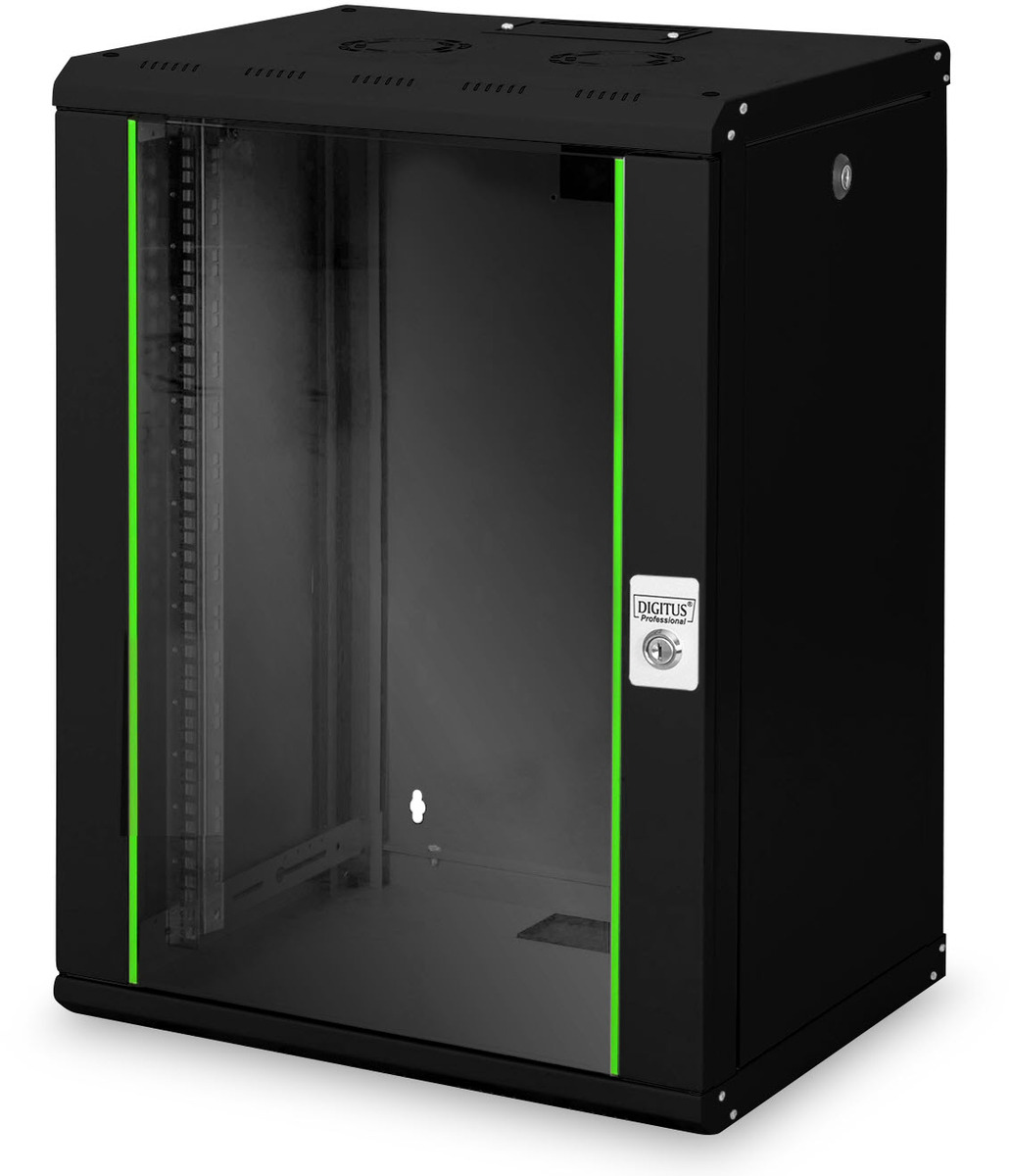DIGITUS 16HE Wandgehäuse 820x600x450 Schwarz DIGITUS 16HE Wandgehäuse 820x600x450 Schwarz