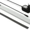 DIGITUS LED-Schrankbeleuchtung Die Kabelführungsbügel sorgen für Ordnung in Ihrem 483 mm (19 Zoll)-Schrank. Die Konstruktion aus robustem Stahlblech bietet eine flexible und optimale Lösung zur strukturierten Verkabelung. Im Lieferumfang befinden sich 10 Kabelführungsringe sowie das benötigte Befestigunsmaterial.