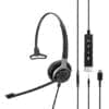 EPOS Headset IMPACT SC 635 USB-C Sorgen Sie mit der kabelgebundenen IMPACT 600-Serie für exzellente Audioqualität in lauten Büros. EPOS Voice Technologie, ANC und ein Ultra Noise Cancelling-Mikrofon ermöglichen absolut klare Kommunikation. Profitieren Sie von einem perfekt gefertigten Headset aus bewährten, hochwertigen Materialien. Die einfache Anrufsteuerung und angenehmer Tragekomfort für den ganzen Tag steigern Ihre Produktivität. Ein Headset, das ausdrückt, dass Sie Ihre Mitarbeiter und Kunden an die erste Stelle setzen.