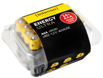 Plastikbox Intenso Batteries LR03 best4you Energy - AAA 24er Ultra