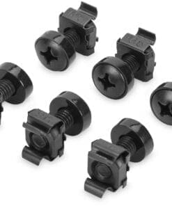 DIGITUS M6 Installationsmaterial-Set, 50 Stk. Schwarz