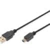 ASSMANN USB 2.0 Kabel Typ A-mini B (5pin) 1.8m USB 2.0 sw. Das professionelle Patchkabel wurde speziell entwickelt, um allen Ansprüchen in den verschiedenen Anwendungsbereichen gerecht zu werden.