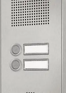 Behnke 5-0059 Serie 5 Unterputz-Set mit 2Ruftasten (Edelstahl)