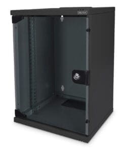 DIGITUS 10" 9HE Wandgehäuse 464x312x300mm Schwarz RAL 9005