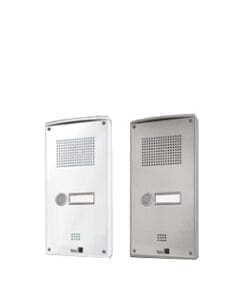 Behnke 5-0055 Serie 5 Aufputz-Set mit 1-Ruftaste (Silber)