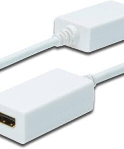 ASSMANN DisplayPort Adapterkabel mini DP-HDMI Typ A 0.15m weiß