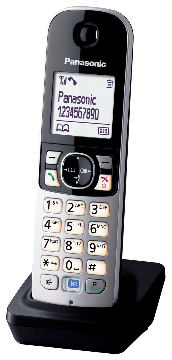 Panasonic Mobilteil KX-TG68xx Serie inkl. Ladeschale schwarz - best4you