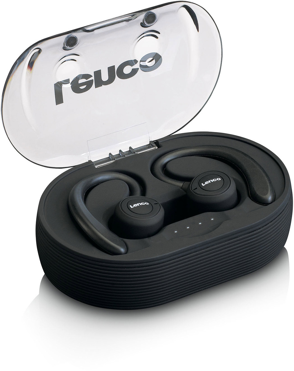 Lenco EPB-460BK Bluetooth-Kopfhörer mit Mikrofon (Schwarz) - best4you