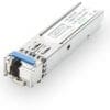 1.25 Gbps BiDi WDM SFP Modul,20km,SM,LC Simpl.,1000Base-LX,DDM Die DIGITUS Mini GBIC (SFP) Transceiver Module bieten höchste Qualität und Zuverlässigkeit. Ob von Switch zu Switch, Konverter zu Switch, Konverter zu Konverter oder weitere, umfangreiche Einsatzmöglichkeiten: Die große Vielfalt an DIGITUS Modulen ermöglicht Ihnen einen flexiblen Einsatz der Glasfasertechnologie. Durch die Konformität mit dem MSA (Multi Source Agreement)-Standard ist eine Kompatibilität mit Drittherstellern gewährleistet.