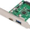 DIGITUS PCIe Karte, USB Type-C™ + USB A