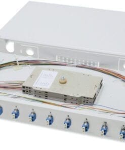 DIGITUS LWL Spleißbox, bestückt, 12xLC Duplex, OS2