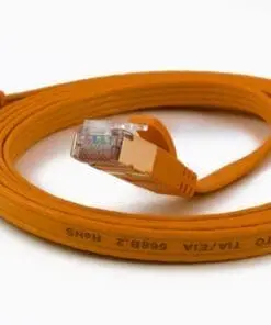 wantecWire Patchkabel CAT6A extraflach FTP orange 2,0m
