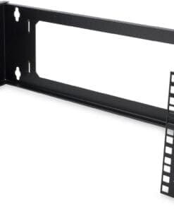 DIGITUS 4HE Wandmontage Patch-Halter 195x505x250 Schwarz