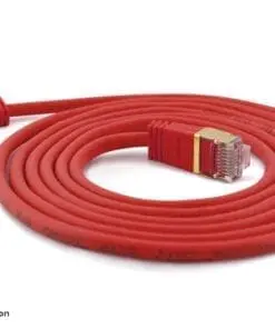 wantecWire Patchkabel CAT7 extradünn SSTP rot 0,20m