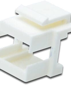 DIGITUS LC Keystone Rahmen für Patchpanel Weiß