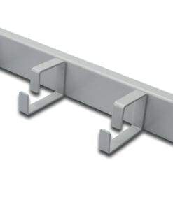DIGITUS Kabelrangierpanel mit Kabelführungsbügeln 19" grau 1HE