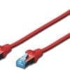Die DIGITUS Patchkabel wurden speziell entwickelt um allen Ansprüchen in den verschiedenen Anwendungsbereichen in vollem Umfang gerecht zu werden. Jedes Kabel ist mit einer angespritzten Knickschutztülle mit Zugentlastung ausgestattet. Außerdem besitzt die Tülle einen Rasthebelschutz, welcher das Verhaken der Kabel sowie das Abbrechen des Rasthebels vom Stecker verhindert.