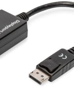 ASSMANN DisplayPort Adapterkabel DP - HD15 0.15mDP 1.2 sw.