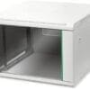 DIGITUS 7 HE Professional Wandgehäuse Dyn. Basic - 600x600 DIGITUS Professional Wandgehäuse zur Aufputzmontage (Surface Mount), Wandgehäuse, Aufputzmontage, ausschwenkbar 750x600x127 mm, 2HE Schrankmontage im Inneren, Farbe Grau (RAL 7035)<br><br>Die Flush- und Surface Mount Wandgehäuse erlauben eine vertikale, sichere Montage für beispielsweise kleine Soundanlagen, Netzwerke, DVR, Funkruf- und Patchanwendungen. Die Fronttür ist ausschwenkbar. Die Wandgehäuse sind in zwei Variationen erhältlich: Mit 2HE oder 4HE Möglichkeiten zur Schrankmontage.