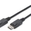 ASSMANN DisplayPort Kabel 1.0m Verriegelung UltraHD 4K sw. Dieser digitale HD Video-/Audio Adapter / Konverter eignet sich z.B. ideal zum Anschluss eines MacBook, MacBook Air, MacBook Pro, iMac, Mac Mini und Mac Pro an einen HDMI-Monitor oder Beamer, LCD-/TFT-Monitor, LED- oder plasma TV über ein HDMI-Kabel.<br>Nutzen Sie Ihren vorhandenen HDMI-Monitor mit einem neuen miniDP-Gerät.