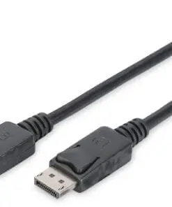 ASSMANN DisplayPort Kabel 5.0mVerriegelung Full HD 1080p sw.