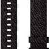Garmin Ersatzarmband 20mm Nylon Schwarz/Schiefergrau Schnalle