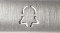 DoorBird Namensschild Ruftaste für D21x Glockensymbol