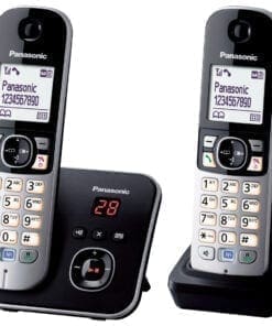 Panasonic KX-TG6822GB schwarz Duo mit AB