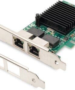 DIGITUS Dual Gigabit Ethernet PCI Express Karte, 2-Port 32-bit