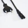 wantecWire Euro Netzkabel Eurostecker CEE7/16 Buchse C7 0,5m Schluss mit dem lästigem Kabelsalat ...<br>Netzkabel in Längen ab 20cm optimieren Ihre Kabelarchitektur und sind Ideal für Ihre Drucker, Monitore, Router, Switche, Computer uvm. auf Ihrem Schreibtisch oder in jedem Netzwerkschrank.