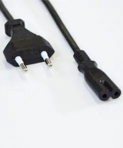 wantecWire Euro Netzkabel Eurostecker CEE7/16 Buchse C7 0,5m