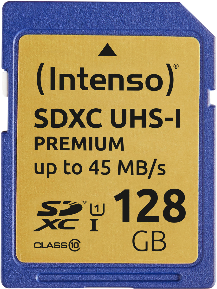 Intenso 128GB SDXC UHS-I Premium Secure Digital Card Intenso 128GB SDXC UHS-I Premium Secure Digital Card