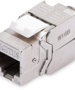 DIGITUS CAT 6A Keystone Modul geschirmt werkzeugfrei Set=24 St