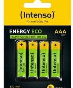 Intenso Batteries Rechargeable Eco AAA HR03 850mAh 4er Blister